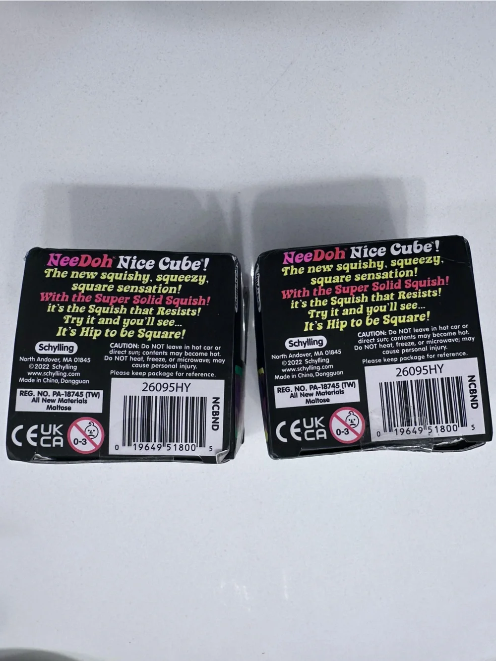 Needoh Nice Cube - Purple & Blue